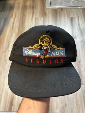 Vintage 1987 Disney MGM Studios Embroidered SnapBack Hat